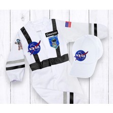 Mum Design Gifts Beyaz Astronot Kostümü Uzun Kollu