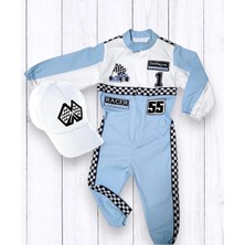 Mum Design Gifts Açık Mavi Araba Yarışçı Kostümü