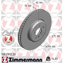 Zimmermann Fren Dıskı On Sol Bmw F07 F10 F11 F06 F12 F13 F01 F02 F04 0986479E28-DF6613S