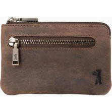 Berliner Bags Eli Vintage Hakiki Deri Rfıd Korumalı Unisex Anahtarlıklı Bozuk Para Cüzdanı