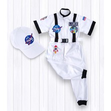 Mum Design Gifts Kısa Kollu Astronot Kostümü