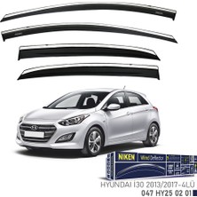 Niken Hyundai I30 2013-2017 Kromlu Cam Rüzgarlığı 4'lü