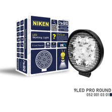 Niken Çalışma Lambası Pro 9 Ledli Yuvarlak