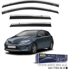 Niken Toyota Auris 2013 Kromlu Cam Rüzgarlığı 4'lü