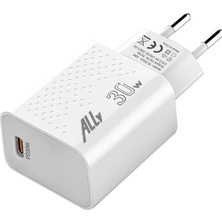 Akıllı Durak Ally TE-PD14 30W Type-C- USB C Hızlı Şarj ADAPTÖRÜ-(5775)