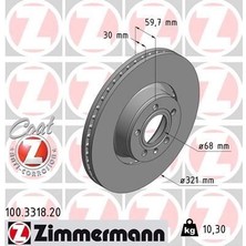 Zimmermann Fren Diski Ön Audı A6-A8 2005-2011