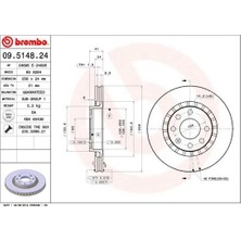 Brembo Ön Fren Aynası Astra F-Vectra A-B-Calıbra A-Kadett E-Ascona C-Lanos 97 >cıelo 256X24X4DLXHAVALI 90487402-93182282-93182304