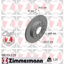 Zimmermann Arka Fren Aynası Audı A4 8e2.b6 11/00> A4 Avant 8e5.b6 09/01>seat Exeo 09> 245X9.9X10DL 986478986-DF4186