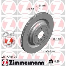 Zimmermann Fren Dıskı Arka 4-Matic Mercedes W166 X166 C292