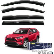 Niken Toyota Rav4 2019 Kromlu Cam Rüzgarlığı 4'lü
