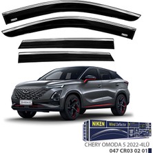 Niken Chery Omoda 5 2022 Kromlu Cam Rüzgarlığı 4'lü