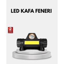 Akıllı Durak Profesyonel Şarjlı LED Kafa Lambası – Uzun Mesafe + Ortam Aydınlatması