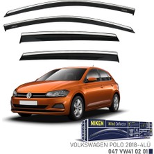 Niken Vw Polo 2018 Kromlu Cam Rüzgarlığı 4'lü