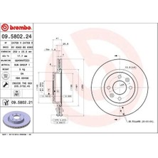 Brembo Ön Fren Diski Renault R19-CLIO I 91>96 Clıo Iı 98> Kangoo 01> Megane I 96> Megane Iı 04>10 Twıngo 96> Dacıa Logan 06> Sandero 08> 259X20.6 Havalı 4 Delik