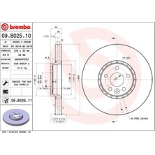 Brembo Fren Diski Ön Volvo XC60 08> Ölçüler: 328X30X28