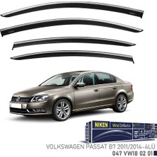 Niken Vw Passat B7 2011-2014 Kromlu Cam Rüzgarlığı 4'lü