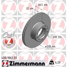 Zimmermann Fren Dıskı On Mercedes W126 R107 C107