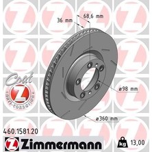 Zimmermann Fren Diski Ön Sağ Panamera 970 0986479D23