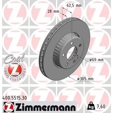 Zimmermann Fren Dıskı On Mercedes W205 S205 C205 A205 W213 S213 C238