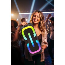 Piranha 7863 Rgb Işıklı Parti Boy Bluetooth Hoparlör | Tws Bağlantı | USB Disk Girişi | Güçlü Bass | Tws
