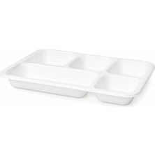 Barışkan Ekolojik Karton Tabak -5 Bölmeli