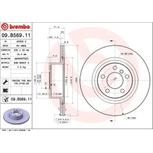 Brembo Fren Dıskı Arka Bmw F25 F26