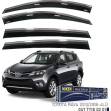Niken Toyota Rav4 2013-2018 Kromlu Cam Rüzgarlığı 4'lü