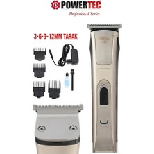Bezos TR-558 Profesyonel Şarjlı Saç Sakal Ense Vücut Tıraş Makinesi