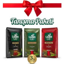 Tadım Çay Tanışma Paketi – 3 kg (Tadım Çay Gold, Tadım Çay Iki Buçuk Yaprak ve Tadım Çay Tiryaki)