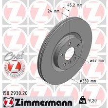 Zimmermann Fren Dıskı On Bmw F40 F70 F44 F45 F46 F74 U06 F48 U11 F39 U10 . Mını F60 U25 F65