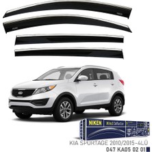 Niken Kia Sportage 2010-2015 Kromlu Cam Rüzgarlığı 4'lü
