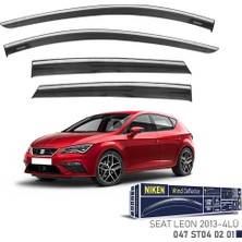 Niken Seat Leon 2013 Kromlu Cam Rüzgarlığı 4'lü
