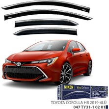 Niken Toyota Corolla Hb 2019 Kromlu Cam Rüzgarlığı 4'lü