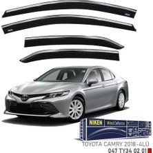 Niken Toyota Camry 2018 Kromlu Cam Rüzgarlığı 4'lü