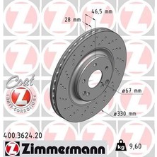 Zimmermann Fren Dıskı On Mercedes Amg W203 CL203 S203 C209 A209 R171