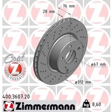 Zimmermann Fren Dıskı On Mercedes S-Class W220 C215