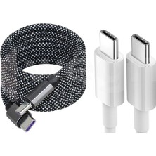 Wegna Araç Içi Manyetik Şarj Kablosu IPhone 15/ Apple Laptop/apple Tablet 1 Metre