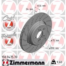 Zimmermann Fren Dıskı Arka Sol Bmw M5 E60 M6 E64