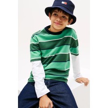 Tommy Hilfiger Erkek Çocuk Tişört KB0KB10298