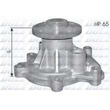 Dolz Devirdaim Su Pompası Toyota Yarıs 1.0l 1sz-Fe SCP10 03-05 / 1.3l 2sz-Fe SCP12 SCP90 03-09 4 Delik Flanş