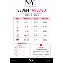 Bnm Kadın Ip Detaylı Viscose Gecelik Renk Seçeneğiyle 2 Parça
