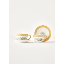 Bella Maison Bianca New Bone 2'li Çay Fincanı Seti (210 Cc)