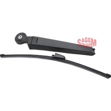 Sagem Silecek Kolu Süpürgeli Komple Arka 355MM Touareg 02>10