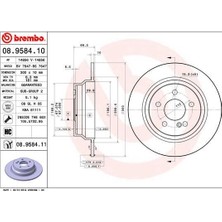 Brembo Fren Dıskı Arka Mercedes W211 S211 C218 W212 S212