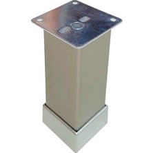 Gürçay Hırdavat Mobilya Ayağı Kare Inoks 12CM - 4 Adet