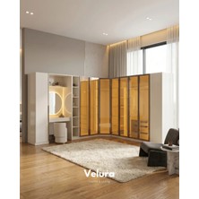 Velura Home & Living Marcel 9 Kapaklı Giyinme Dolabı & Köşe Gardırop