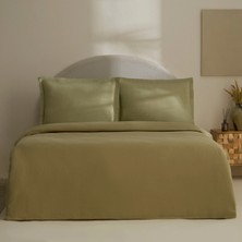 Karaca Home Farel Müslin Çift Kişilik Pike Takımı Adaçayı