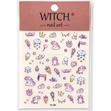 Marka Unicorn Tırnak Sticker