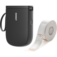Niimbot Nıımbot D11_H Bluetooth Termal Etiket Yazıcısı (Siyah) + T14 50×130 mm Puppy Etiket Rulosu