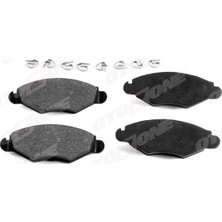 Otozone Ön Fren Balatası Peugeot P206 1.4 1.6 09/98> P306 1.4 1.6 5/93>